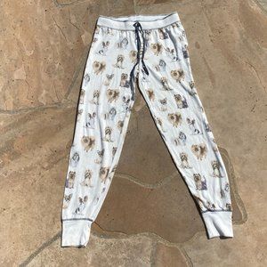 Cutest dog print pajama pants